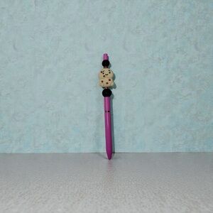 Handmade RICHARD w/ lips Beaded Pen – Festive Holiday Gift